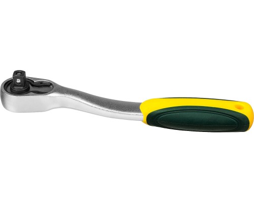 Изогнутая трещотка для торцовых головок Pro 1/4", 72 зубца KRAFTOOL 27795-1/4_z02