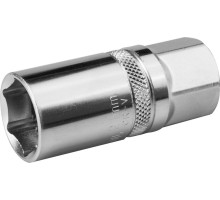 Свечная торцовая головка с резиновой вставкой 1/2", 21 мм KRAFTOOL 27812-21_z01
