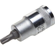 Торцовая бита-головка "INDUSTRIE QUALITAT", материал S2, TORX, сатинированная, 1/2", Т40  KRAFTOOL 27905-40_z01