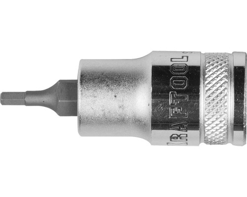 Торцовая бита-головка HEX, 1/2", Н3 KRAFTOOL 27908-03_z01