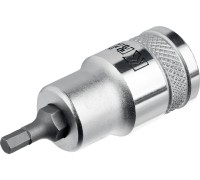 Торцовая бита-головка HEX, 1/2", Н4 KRAFTOOL 27908-04_z01