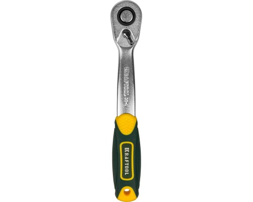 Изогнутая трещотка для торцовых головок Pro 1/4", 72 зубца KRAFTOOL 27795-1/4_z02