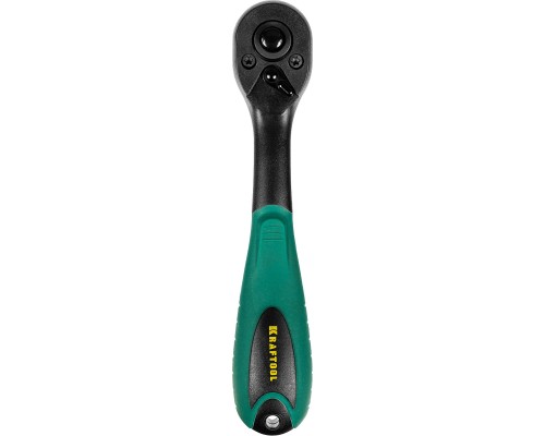 Трещотка для торцовых головок 1/4", 72 зубца, пластиковое покрытие KRAFTOOL 27796-1/4_z02