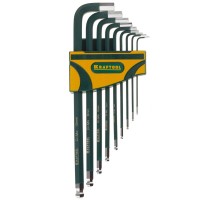 Набор длинных имбусовых ключей 9 шт. KRAFTOOL 27445-H9