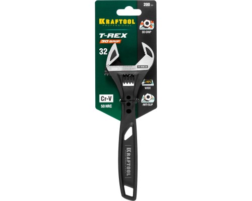 Силовой разводной ключ T-REX, 200/32 мм KRAFTOOL 27254-20