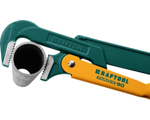 Трубный ключ с прямыми губками PANZER-90, №5, 4", 745 мм KRAFTOOL 2734-40_z02