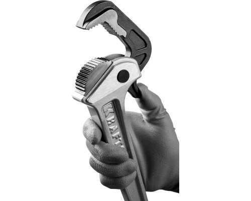 Быстрозажимной трубный ключ MASTERGRIP, 1.5", 18-51 мм, 330 мм KRAFTOOL 27365-14