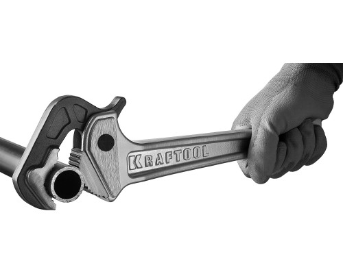 Быстрозажимной трубный ключ MASTERGRIP, 1.5", 18-51 мм, 330 мм KRAFTOOL 27365-14
