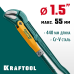 Трубный ключ с изогнутыми губками PANZER-4, №2, 1.5", 440 мм KRAFTOOL 2735-15_z02