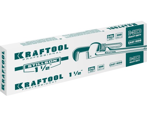 Трубный разводной ключ STILLSON, 1.5", 300 мм KRAFTOOL 2727-30