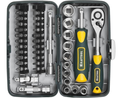 Универсальный набор инструмента Universal-38, 38 предм. KRAFTOOL 27970-H38