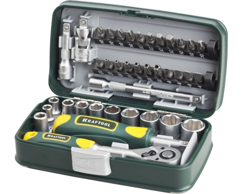 Универсальный набор инструмента Universal-38, 38 предм. KRAFTOOL 27970-H38