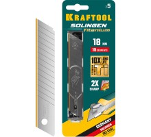 Сегментированные лезвия 18 мм, 5 шт. KRAFTOOL 09606-TIN-18-S5_z02