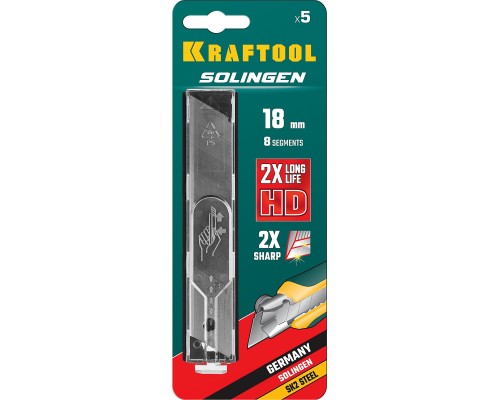 Сегментированные лезвия 18 мм, 5 шт. KRAFTOOL 09605-18-S5_z02