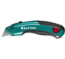 Универсальный нож с автостопом, 2 лезвия KRAFTOOL 09241_z02