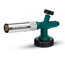 Газовая горелка на баллон KG-1000 цельнометаллическая с пьезоподжигом KRAFTOOL 55514