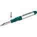 Газовый паяльник SolderGas, 70 A, 30-70 Вт, 1300°С, горелка, фен, набор 3 в 1 KRAFTOOL 55504-H3