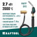 Газовая горелка Blue Fire KS-8000, со шлангом 1.4м с пьезоподжигом на баллон турбо нагрев + 30% 2000°C KRAFTOOL 55512