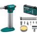 Газовый паяльник Multi torch, 30-150 Вт, 1300°С, набор 8 в 1: горелка, фен, пьезоподжиг KRAFTOOL 55506-H8