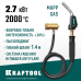 Газовая горелка Blue Fire KS-8000, со шлангом 1.4м с пьезоподжигом на баллон турбо нагрев + 30% 2000°C KRAFTOOL 55512