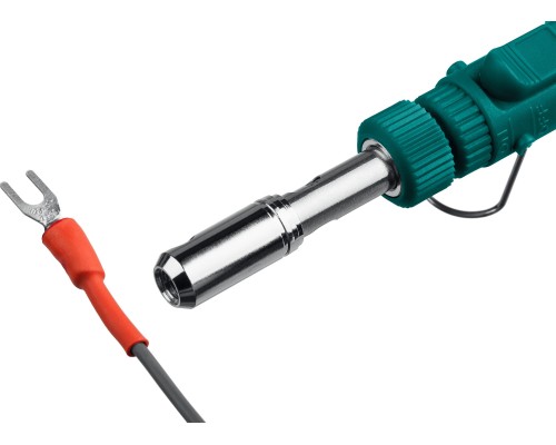 Газовый паяльник SolderGas, 70 A, 30-70 Вт, 1300°С, горелка, фен, набор 3 в 1 KRAFTOOL 55504-H3