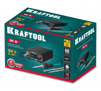 Программируемая паяльная станция KPI-10, 50-480°C, 100 Вт, 3 жала Т12 KRAFTOOL 55343