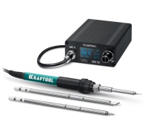 Программируемая паяльная станция KPI-10, 50-480°C, 100 Вт, 3 жала Т12 KRAFTOOL 55343