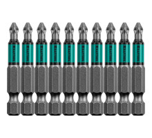 Биты Optimum PZ2, 50 мм, 10 шт. KRAFTOOL 26124-2-50-10