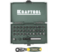 Набор кованых торсионных бит X-Drive, 33 шт. KRAFTOOL 26065-H33