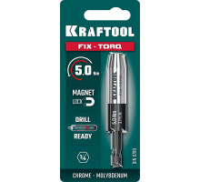 Динамометрический адаптер для бит FIX-TORQ 5.0 Нм KRAFTOOL 64035-5.0