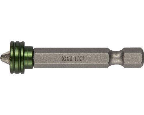 Бита с магнитным держателем-ограничителем Magnet-X, PZ2, 50 мм, 1 шт. KRAFTOOL 26129-2-50-1