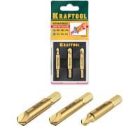 Набор экстракторов поврежденного крепежа 3 шт. KRAFTOOL 26770-H3