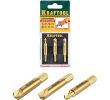 Набор экстракторов поврежденного крепежа 3 шт. KRAFTOOL 26770-H3