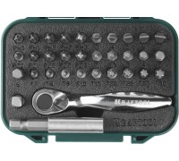 Набор бит с мини-трещоткой 33 шт. KRAFTOOL 26157-H33