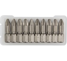 Торсионные биты X-Drive PH2, 25 мм, 10 шт. KRAFTOOL 26121-2-25-10