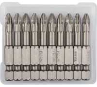 Торсионные биты X-Drive, PZ2, 50 мм, 10 шт. KRAFTOOL 26123-2-50-10