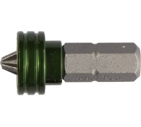 Бита с магнитным держателем-ограничителем Magnet-X PH2, 25 мм, 1 шт. KRAFTOOL 26128-2-25-1