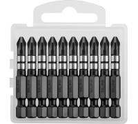 Ударные биты Impact PZ2, 50 мм, 10 шт. KRAFTOOL 26193-2-50-S10