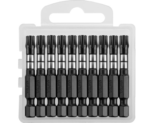 Ударные биты Impact TX30, 50 мм, 10 шт. KRAFTOOL 26195-30-50-S10