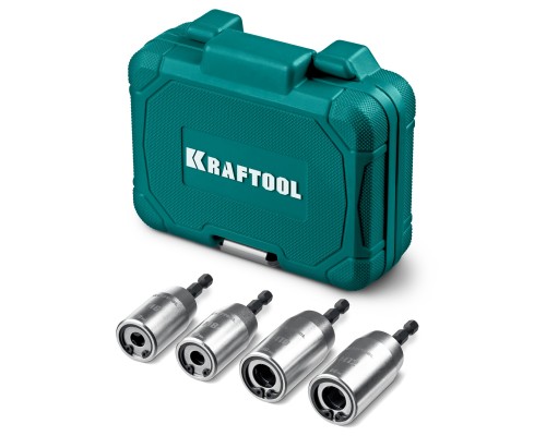 Набор ударных шпильковертов STUD DRIVER, 4 шт, М6, М8, М10, М12 KRAFTOOL 26199