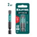 Биты OPTIMUM PH/FL 1, 50 мм, 2 шт. KRAFTOOL 261221-1-50-2