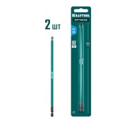 Биты OPTIMUM PZ 2, 200 мм, 2 шт. KRAFTOOL 26124-2-200-2