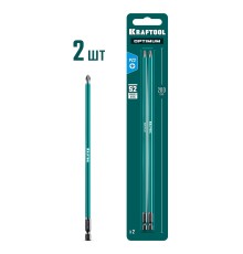 Биты OPTIMUM PZ 2, 200 мм, 2 шт. KRAFTOOL 26124-2-200-2
