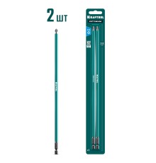 Биты OPTIMUM PZ 2, 300 мм, 2 шт. KRAFTOOL 26124-2-300-2
