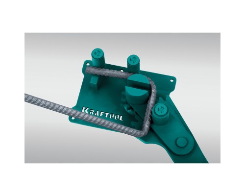 Ручной станок для гибки арматуры c зубчатой передачей 16D, 6-16 мм, острый и плавный гиб KRAFTOOL 23301