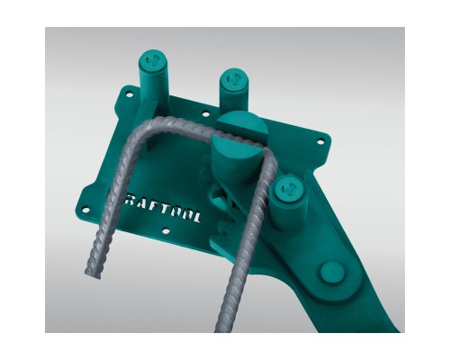 Ручной станок для гибки арматуры c зубчатой передачей 16D, 6-16 мм, острый и плавный гиб KRAFTOOL 23301