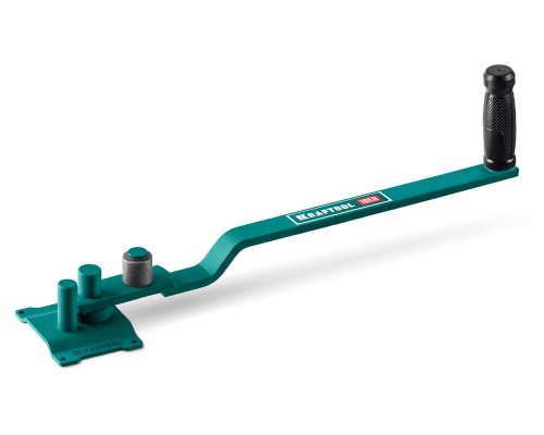 Ручной станок для гибки арматуры 10 EB плавный гиб на подшипнике KRAFTOOL 23308