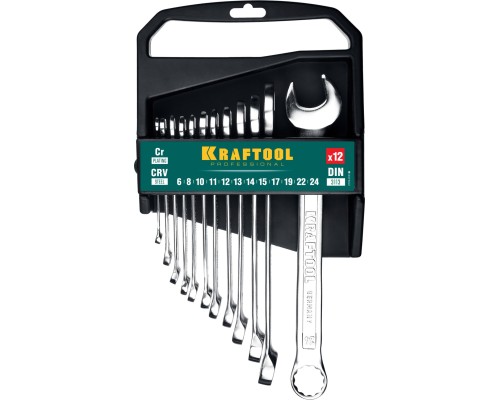 Набор комбинированных гаечных ключей 12 шт., 6-24 мм KRAFTOOL 27079-H12C_z01