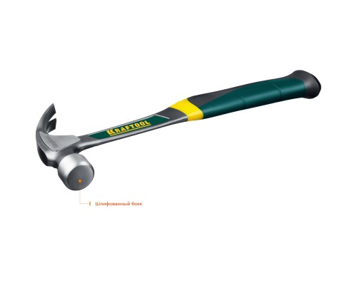 Цельнокованый столярный молоток-гвоздодер Thor, 560 г KRAFTOOL 20270