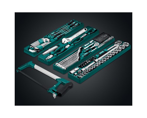 Универсальный набор инструмента GRAND-152, 152 предм., (1/2"+1/4") KRAFTOOL 27978-H152